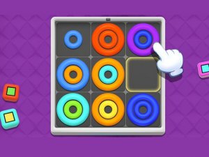 Neon Circles Color Sort Puzzle