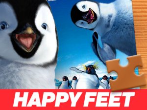 Happy Feet Jigsaw Puzzle Online Game