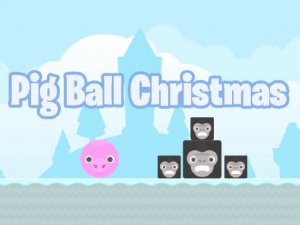 Pig Ball Christmas Online Game