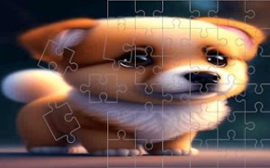 Puppy Photo Sliding Puzzle