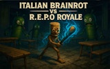 Italian Brainrot VS R.E.P.O Royale - Chaotic Precision Fighter Online Game