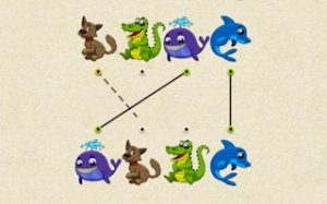 Animal Match Memory Game